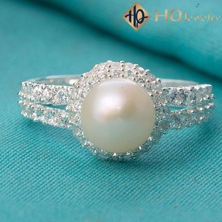 Bộ trang sức ngọc trai bạch vân set168-pearl