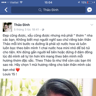 Nước hoa mini authentic pháp