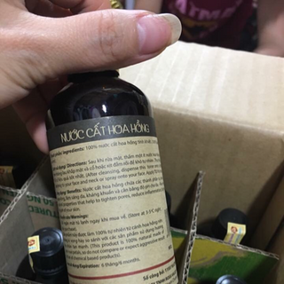 Nước hoa hồng nguyên chất 100
