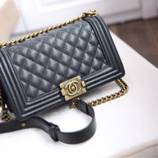Chanel boy da hạt spsl