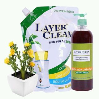 Nước rửa chén layer clean