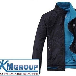 Áo khoác dù nam 2 lớp in logo bmw ms 12580