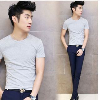 Áo thun nam cổ tròn