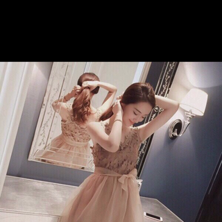 Đầm công chúa phối ren