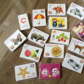 Bộ thẻ học thông minh 16 chủ đề