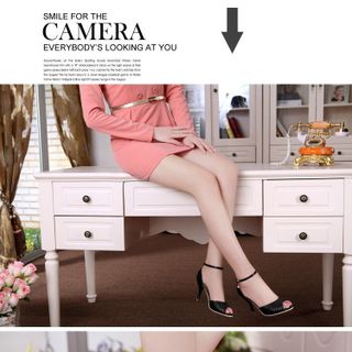 Giày cao gót khóa đá hq