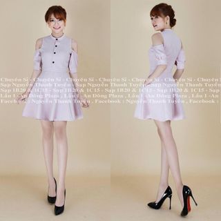 Đầm xinh co giãn