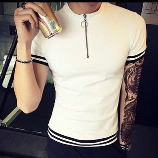 Ao thun co tru han quoc