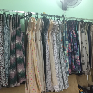 Đầm maxci các kiểu set maxci mẹ và bé