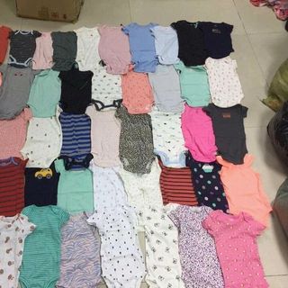Thanh lý 50 bộ bodysuit hàng cambodia 3m-24m