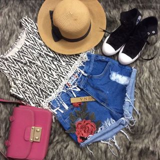 Quần short nữ jean