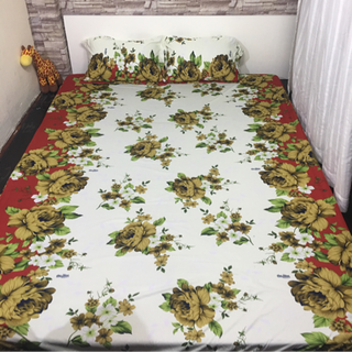 Drap thun hàn quốc bộ drap 2 áo nằm 1 ôm