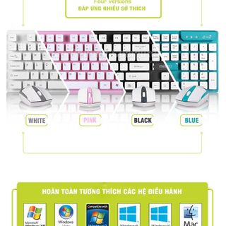 Bộ phím chuột không dây metoo c520