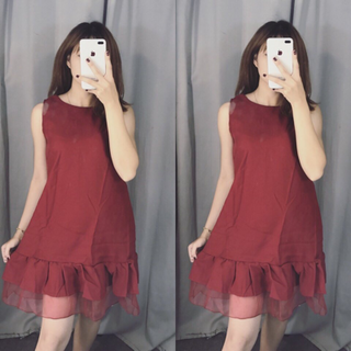 Đầm đuôi cá pha ren