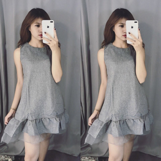 Đầm đuôi cá pha ren