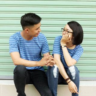 Áo thun sọc ngang