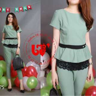 Set bộ đai eo viền ren