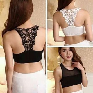 Áo cotton ren sau