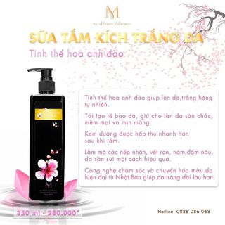 Sữa tắm kích trắng da miyoung