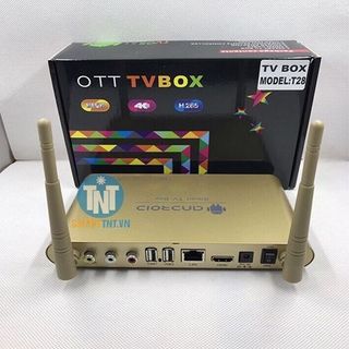 Android tv smart box t28 tặng chuột quang không dây simetech combo 3