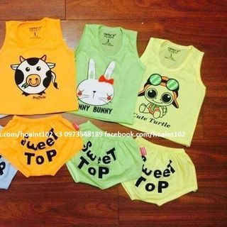 Bộ 100 cotton co giãn 2 chiều