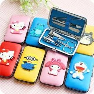 Bộ làm móng 7 món kitty - bộ làm móng hoạt hình dễ thương - bộ làm móng kitty - bộ làm móng doreamon