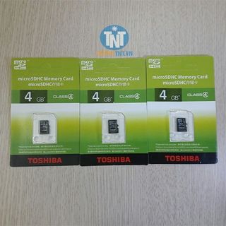 Thẻ nhớ toshiba micro sd card class 4 4gb combo 2