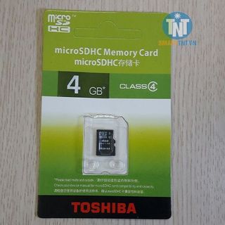 Thẻ nhớ toshiba micro sd card class 4 4gb combo 2 giá sỉ