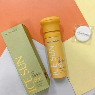 Kem chống nắng nature republic ice puff sun spf50 pa