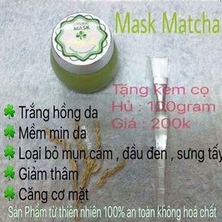 Mặt nạ tự nhiên trà xanh