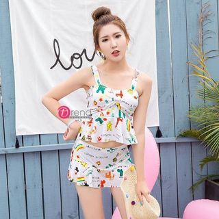 Bộ đồ bơi bikini màu trắng