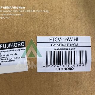 Nồi tráng men fujihoro - ftcv-16whl hoa văn con gấu