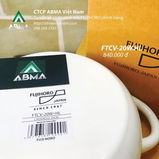 Nồi tráng men fujihoro - ftcv-20whl hoa văn con gấu