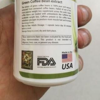 Viên uống giảm cân green coffee bean