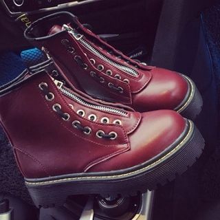Boots martin nữ thời trang thiết kế sang trọng phong cách thời thượng