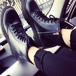 Boots martin nữ thời trang thiết kế sang trọng phong cách thời thượng