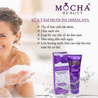 Sữa tắm muối đá hymalaya hương nước hoa mocha