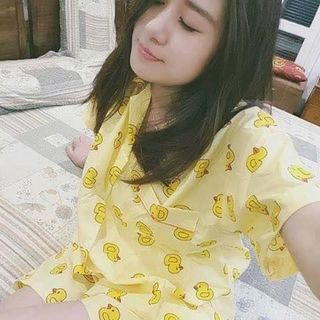 Đồ bộ pijama thái lan vịt cổ lá