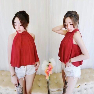 Áo cổ yếm cát hàn