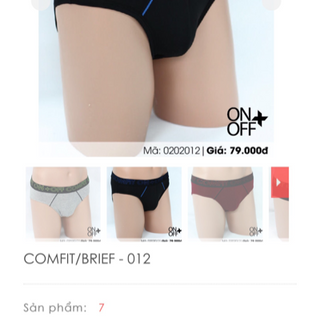 Quần lót nam onoff hàng cty