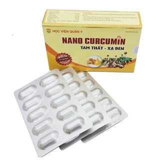 Nanocurcumin tam thất xạ đen học viện quân y