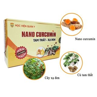 Nanocurcumin tam thất xạ đen học viện quân y