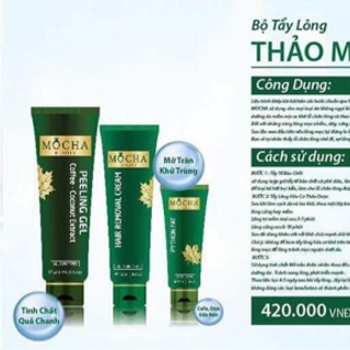 Bộ tẩy lông thảo mộc mocha