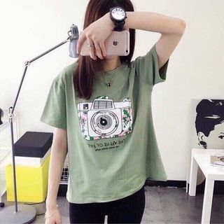 Áo thun nữ xẻ tà wt001