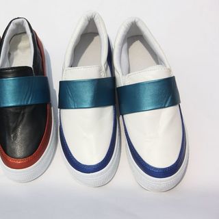 Giày slip on nữ ruy băng