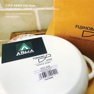 Nồi tráng men fujihoro - irvt -20w hoa văn hoa hồng