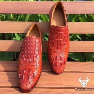 Giày nam da cá sấu