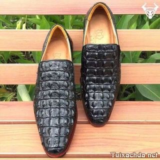Giày nam da cá sấu