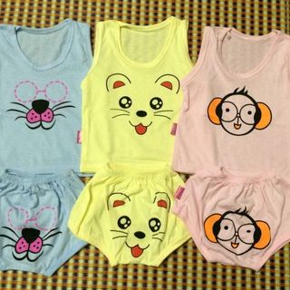 Bộ cotton cảm xúc cho bé 0 đến 3 tuổi