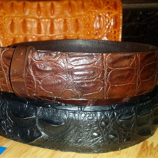 Dây lưng nam cá sấu nguyên con 35cm